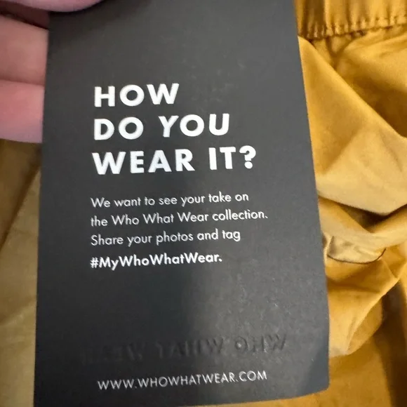 Who What Wear Mustard A-Line Skirt 3X - Picture 5 of 7